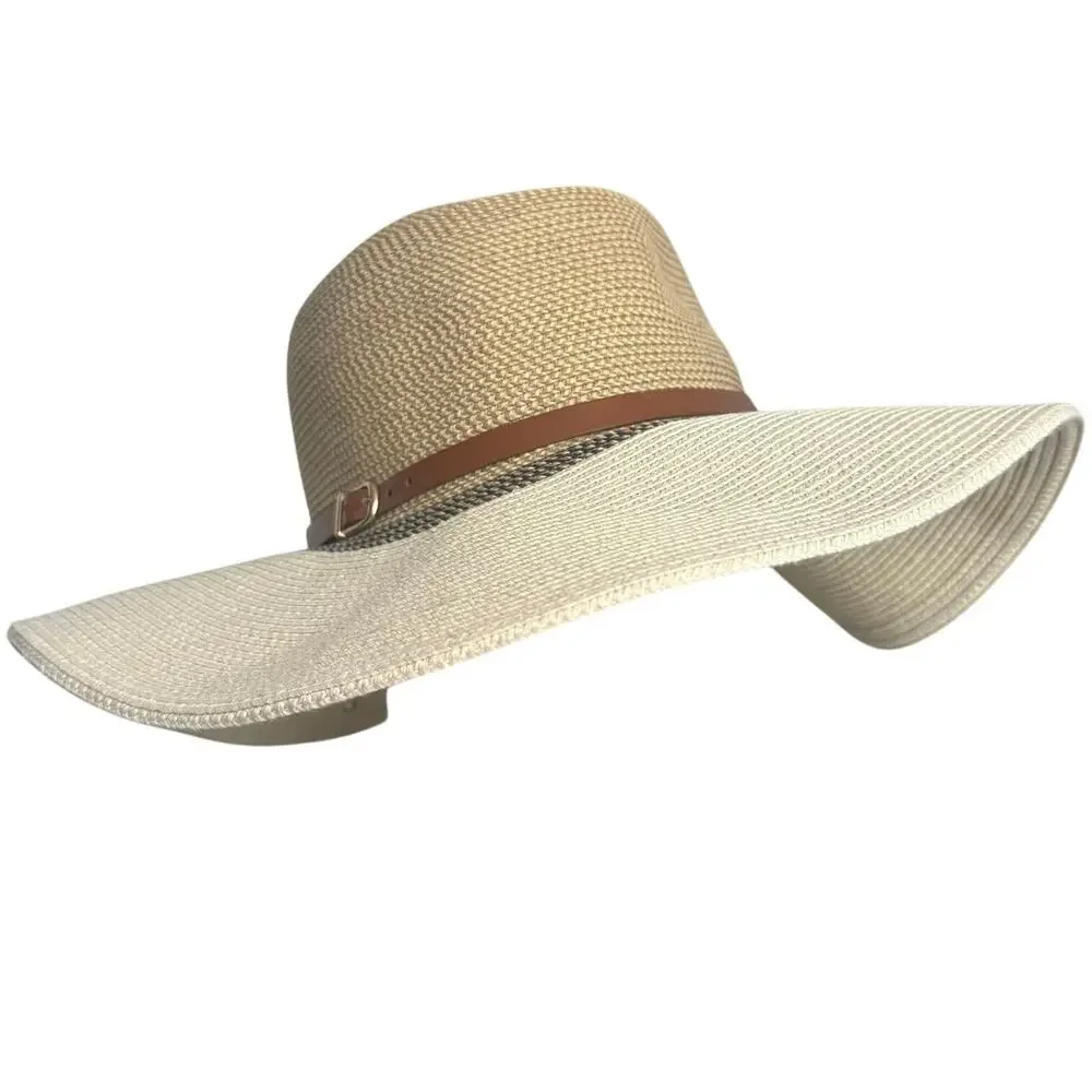 Sunday Afternoons UPF 50+ Wide Brim Sun Hat One Size Beige Packable